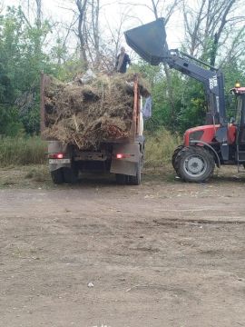В Ровеньках продолжаются работы по благоустройству и санитарной очистке территорий