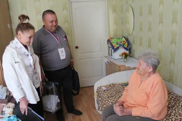 Голос Победы: Мария Ивановна Пушкарь сделала свой выбор на выборах депутатов Госдумы