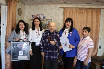 Ветеран Лутугинского муниципального округа Николай Кашуба проголосовал на выборах
