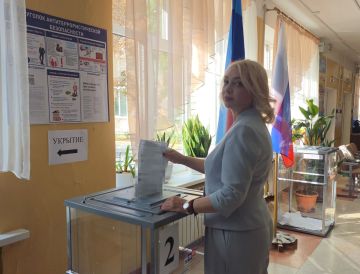 Наталия Пащенко: Сегодня впервые проходят выборы депутатов Государственной Думы от Луганской Народной Республики
