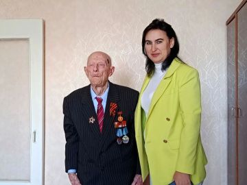 Луганчанин Дмитрий Дмитриевич Пивоваров отметил 100-летний юбилей