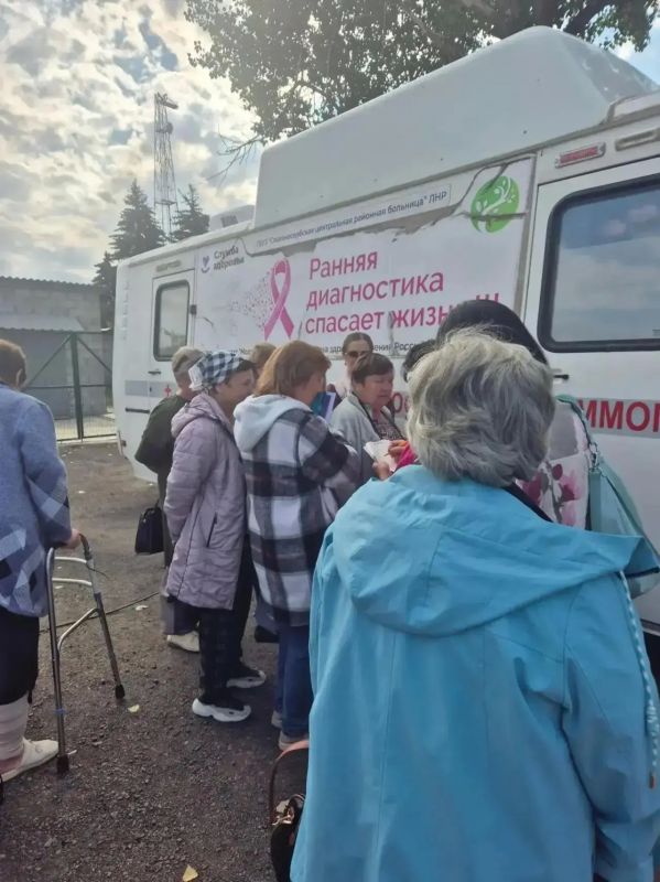 В Родаково в передвижном медкомплексе провели медицинское обследование для местных жителей