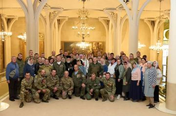 В Храме Христа Спасителя состоялась встреча с ветеранами специальной военной операции