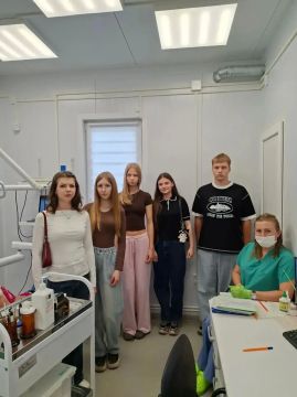 В Родаковской амбулатории школьников познакомили с профессией врача-стоматолога