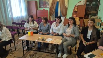 В Ровеньковском детском саду «Лучистый» прошел мастер-класс