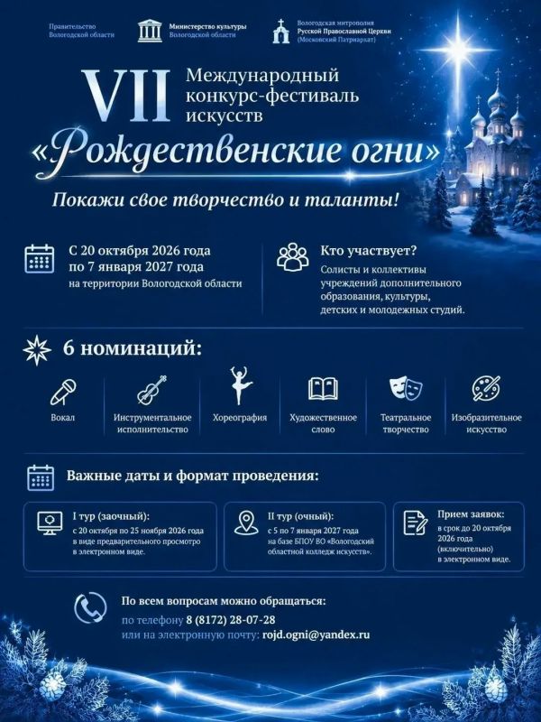 VII Международный конкурс-фестиваль искусств «Рождественские огни»
