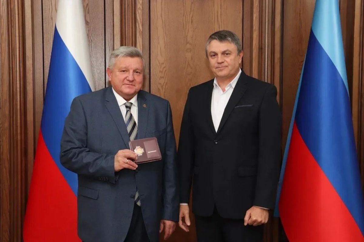 Леонид Пасечник встретился с заместителем Председателя Российского военно-исторического общества Николаем Овсиенко
