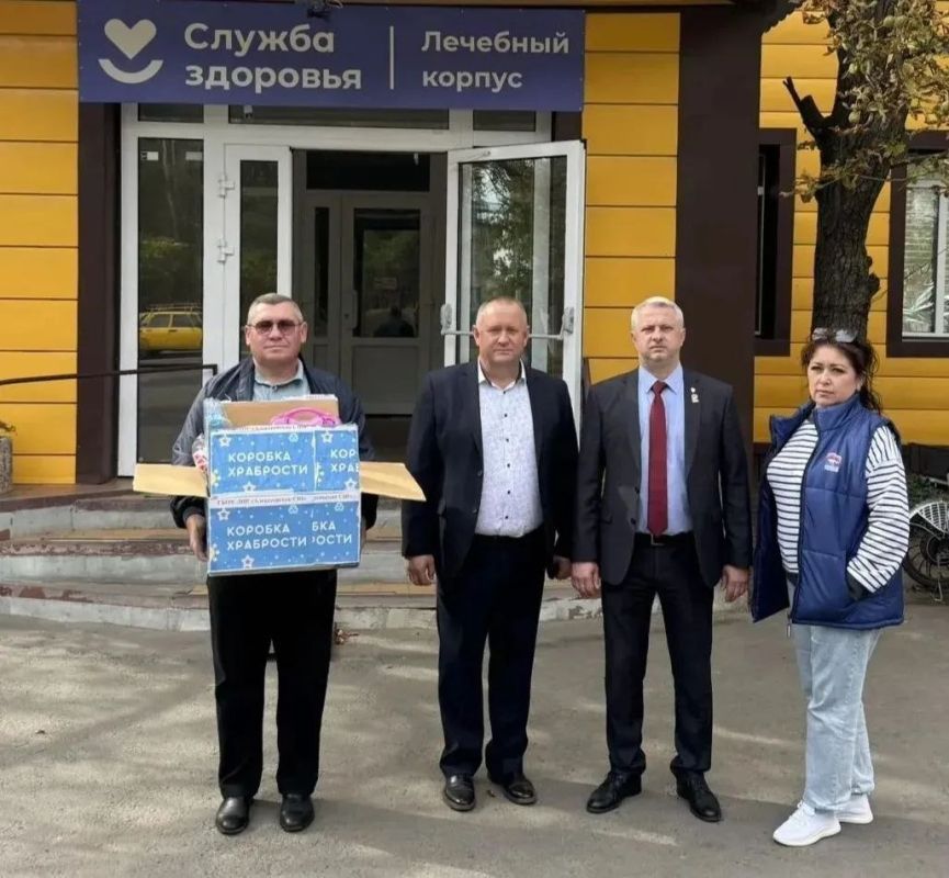 Награда за смелость: в Новоайдаре прошла акция «Коробка храбрости» для маленьких пациентов