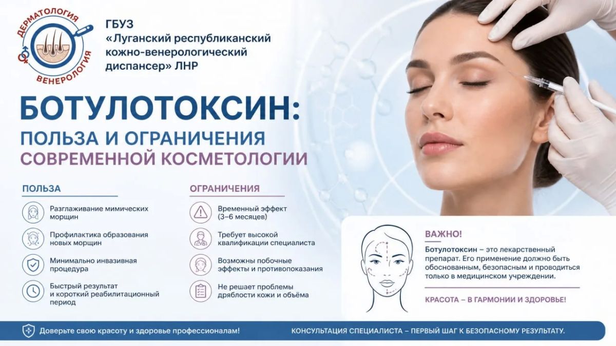 Ботулотоксин: плюсы и минусы процедуры