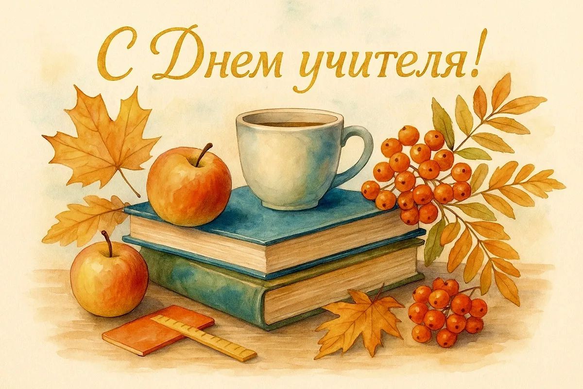 С Днём учителя!. Сегодня мы говорим слова благодарности тем, кто помогает детям расти, развиваться и верить в свои силы — педагогам, тренерам и наставникам посвятившим свою жизнь воспитанию и передаче опыта новым поколениям