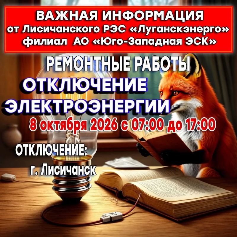 Уважаемые жители городского округа город Лисичанск