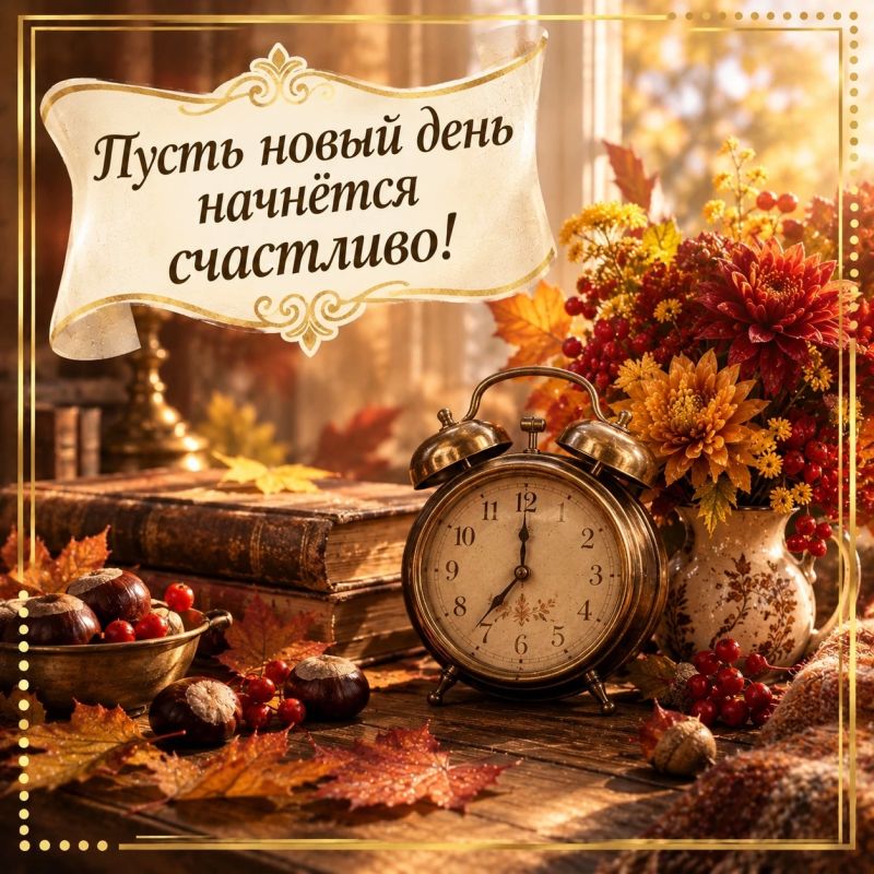 Пусть утро наполнится ароматом тепла, уюта и хорошего настроения