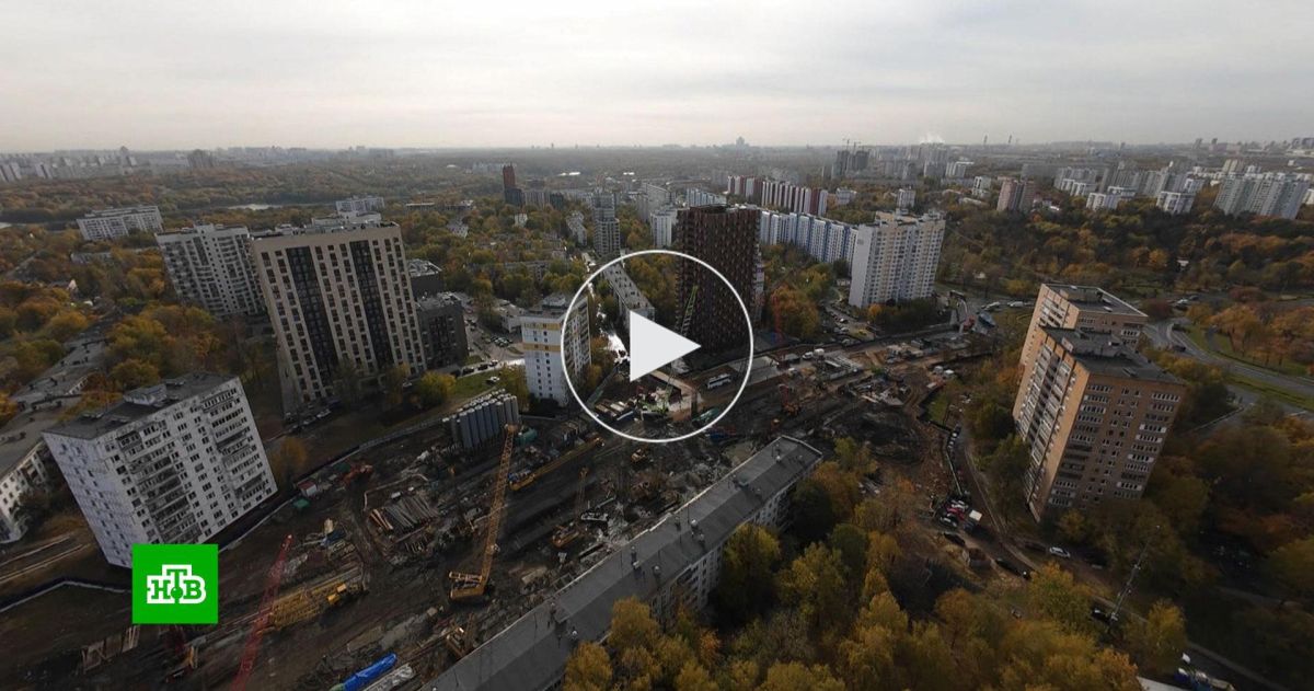 Собянин оценил ход строительства станции «Луганская» Бирюлёвской линии метро