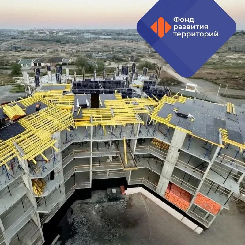 В Луганске строят еще два дома в новом квартале на Андрея Линева