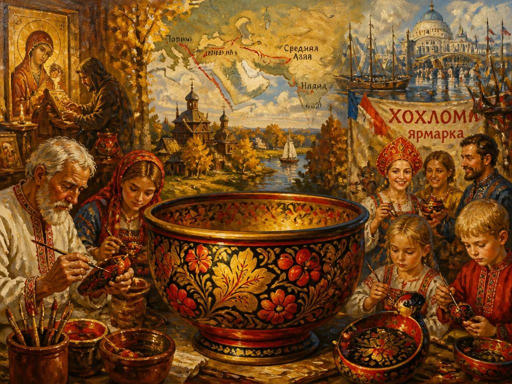 Золотые узоры веков: как Хохлома покорила мир
