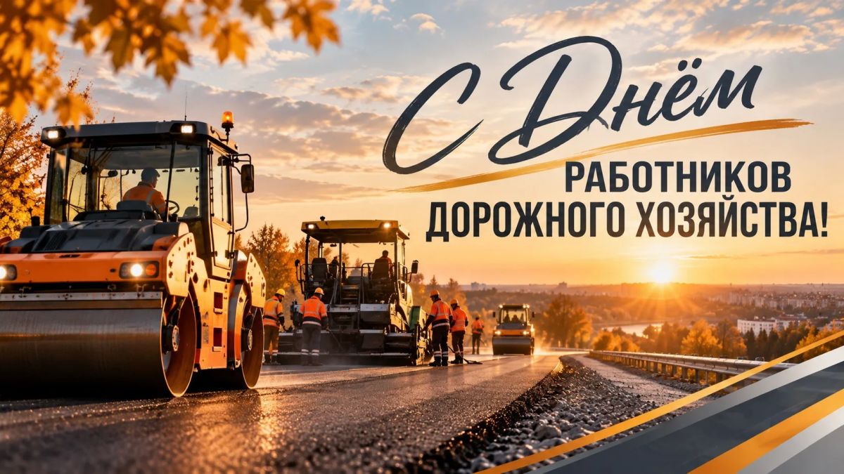 С ДНЁМ РАБОТНИКОВ ДОРОЖНОГО ХОЗЯЙСТВА!