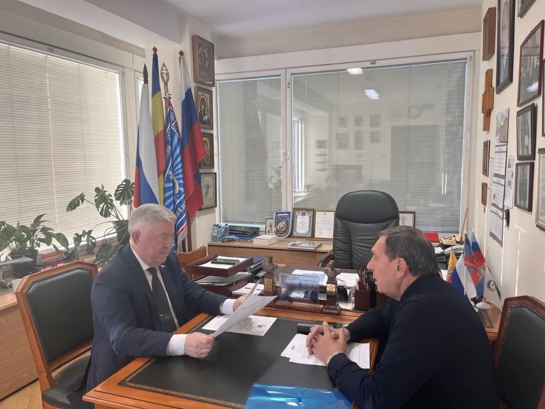Виктор Водолацкий: Провел рабочую встречу с Директором Международного центра «Святые Лавры Руси Православной» В.В. Березовским