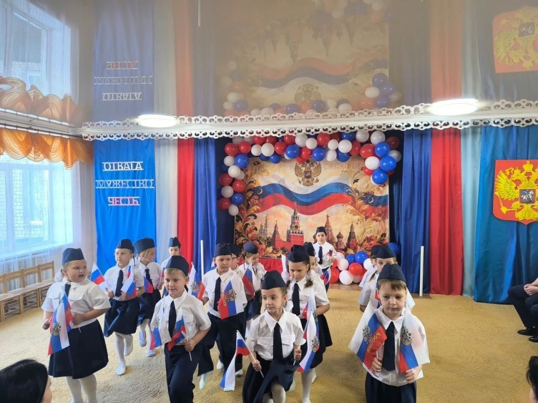 В Ясеновском дестком саду "Родничок" прошло посвящение в кадеты