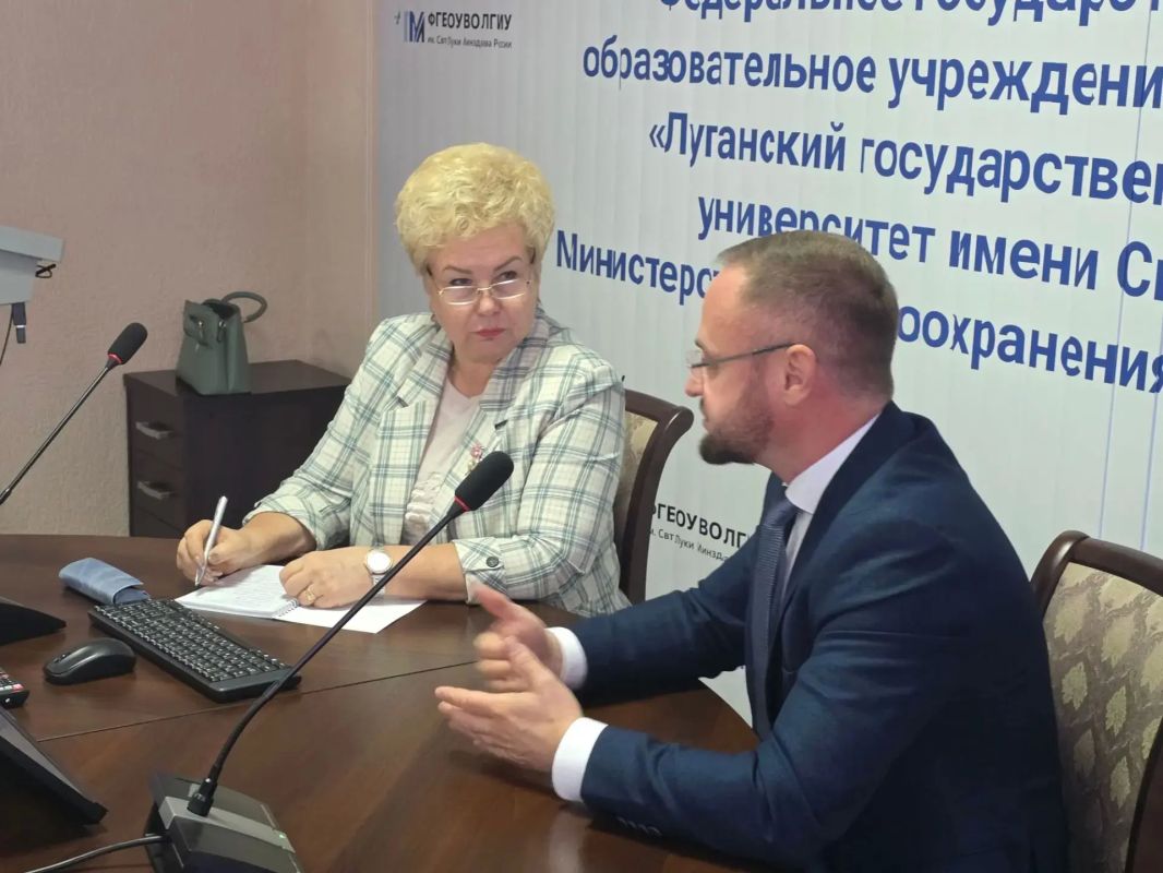 Ольга Бас: Сегодня побывала в Луганском медицинском университете имени Святителя Луки