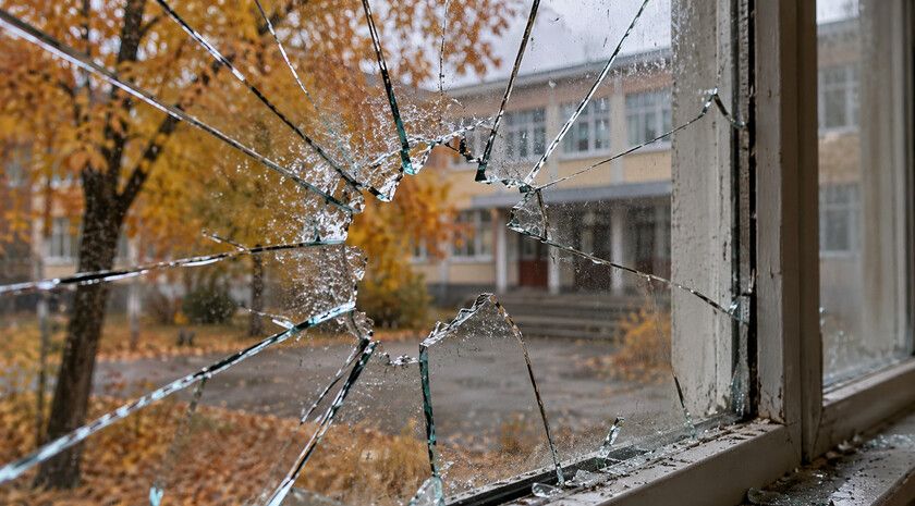Минобразования ЛНР разъяснило порядок действий при повреждении окон в школах при атаках БПЛА