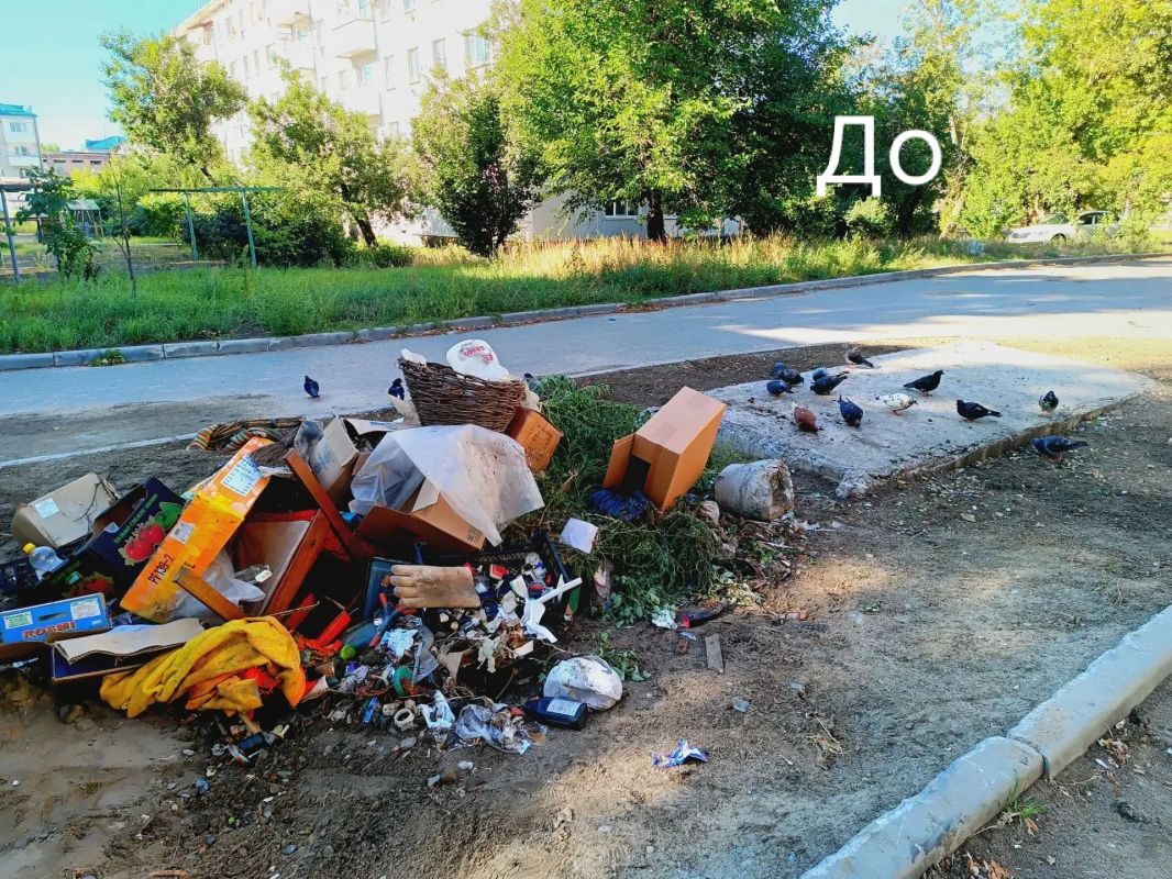 МУП «ДЭП города Рубежное» продолжает ежедневную работу по наведению порядка